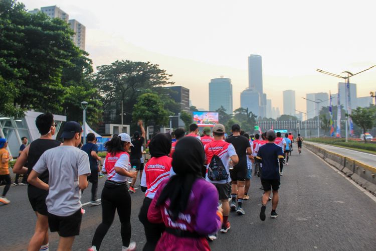 Race photo from Smartfren Run 2024 Vibes