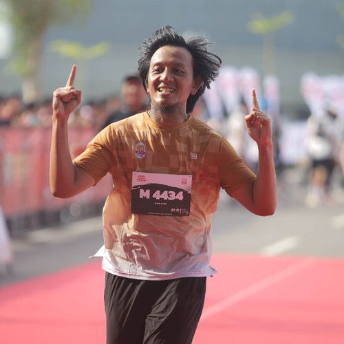 Race photo from KEDIRI HALF MARATHON 2026
