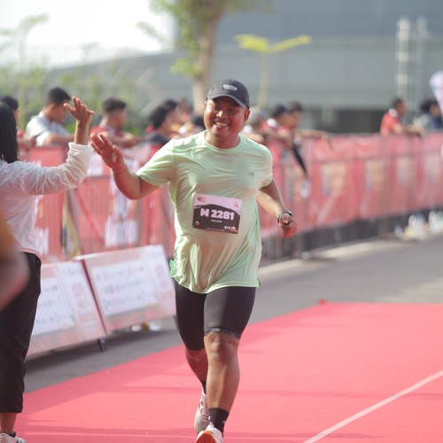 Race photo from KEDIRI HALF MARATHON 2026
