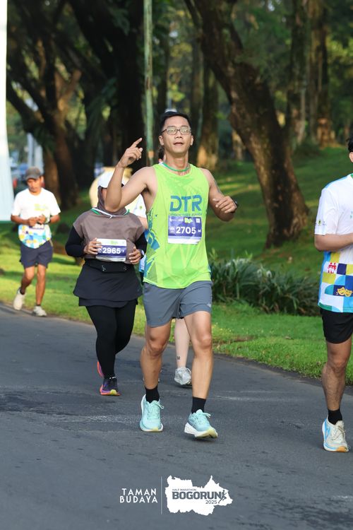 Race photo from Taman Budaya x BOGORUN 2025