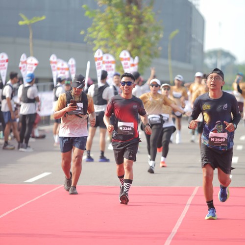 Race photo from KEDIRI HALF MARATHON 2026