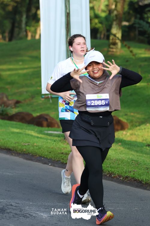 Race photo from Taman Budaya x BOGORUN 2025