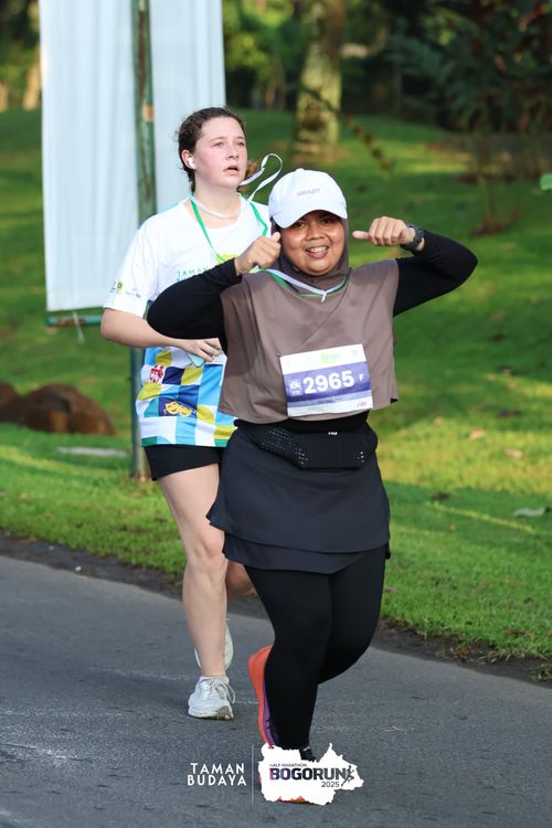Race photo from Taman Budaya x BOGORUN 2025