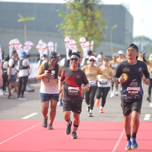Race photo from KEDIRI HALF MARATHON 2026