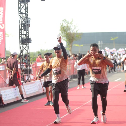 Race photo from KEDIRI HALF MARATHON 2026
