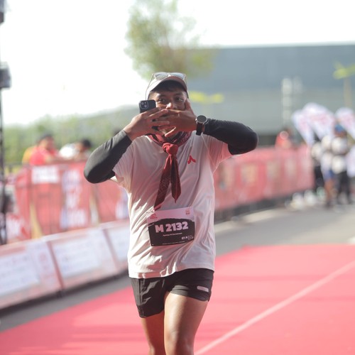 Race photo from KEDIRI HALF MARATHON 2026