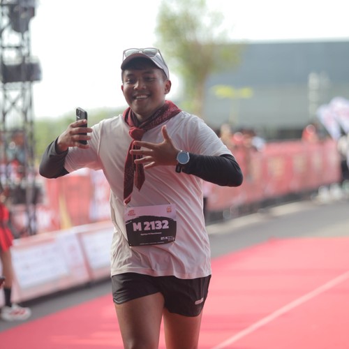 Race photo from KEDIRI HALF MARATHON 2026