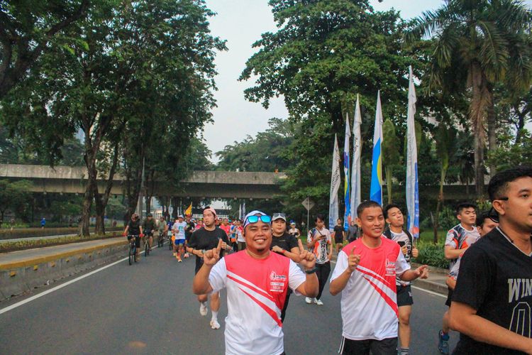 Race photo from Smartfren Run 2024 Vibes