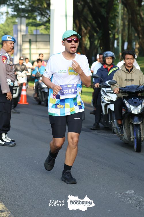 Race photo from Taman Budaya x BOGORUN 2025