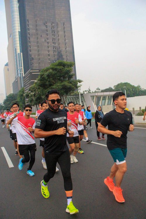 Race photo from Smartfren Run 2024 Vibes