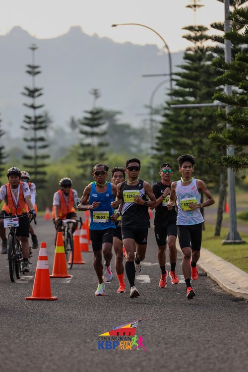 Race photo from CISANGKAN KBP CITY RUN 2025