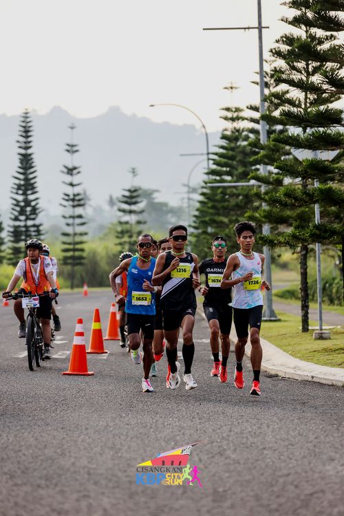 Race photo from CISANGKAN KBP CITY RUN 2025