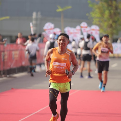 Race photo from KEDIRI HALF MARATHON 2026