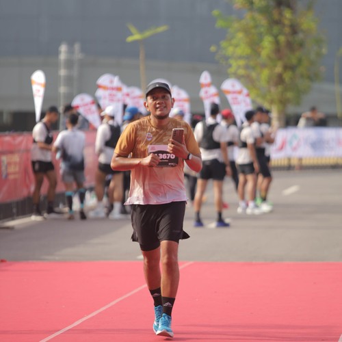 Race photo from KEDIRI HALF MARATHON 2026