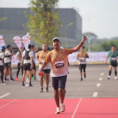 Race photo from KEDIRI HALF MARATHON 2026