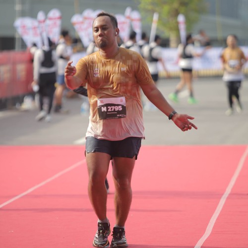 Race photo from KEDIRI HALF MARATHON 2026