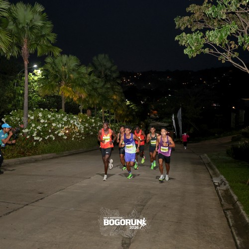 Race photo from BOGORUN 2026