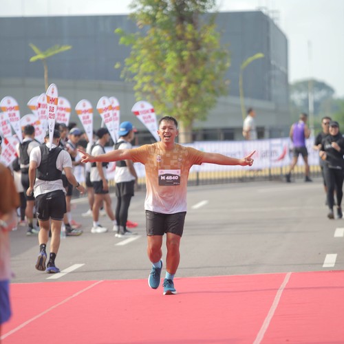 Race photo from KEDIRI HALF MARATHON 2026