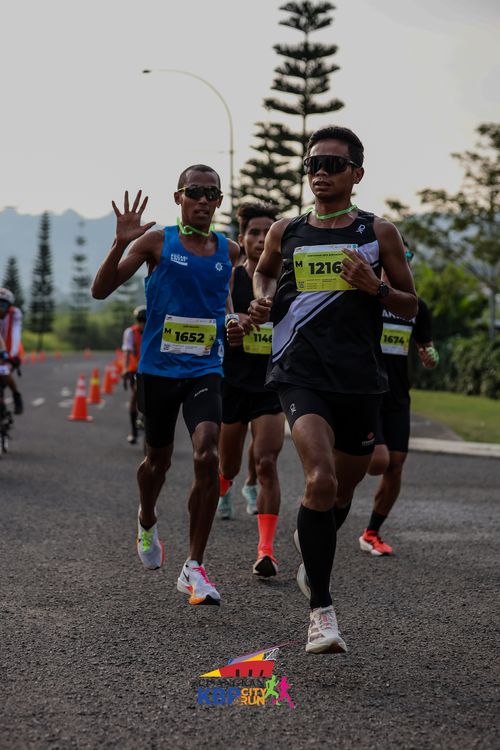 Race photo from CISANGKAN KBP CITY RUN 2025