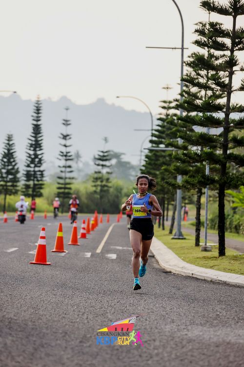 Race photo from CISANGKAN KBP CITY RUN 2025