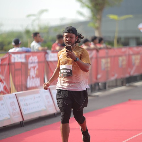 Race photo from KEDIRI HALF MARATHON 2026