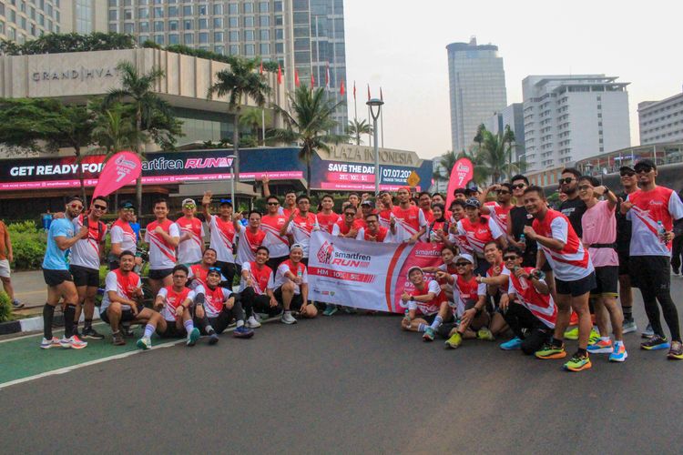 Race photo from Smartfren Run 2024 Vibes