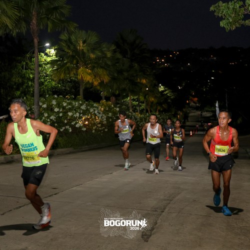 Race photo from BOGORUN 2026