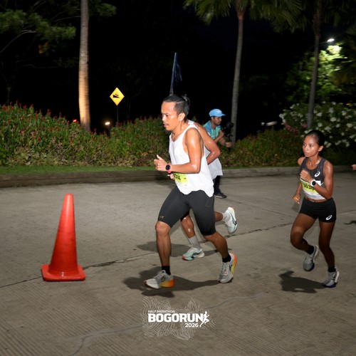 Race photo from BOGORUN 2026