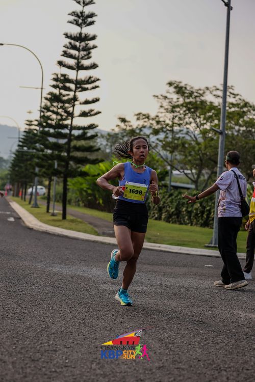 Race photo from CISANGKAN KBP CITY RUN 2025