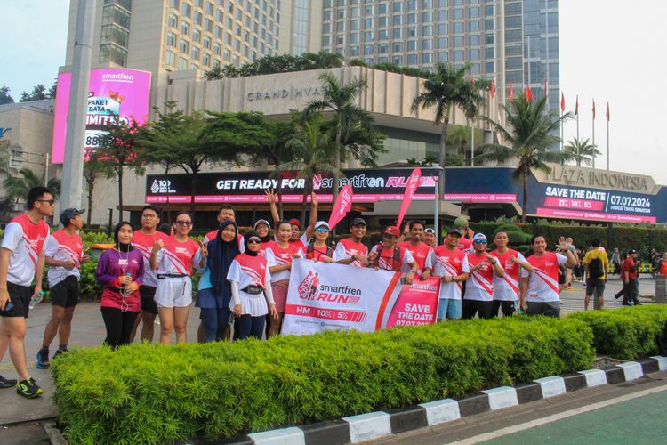 Race photo from Smartfren Run 2024 Vibes