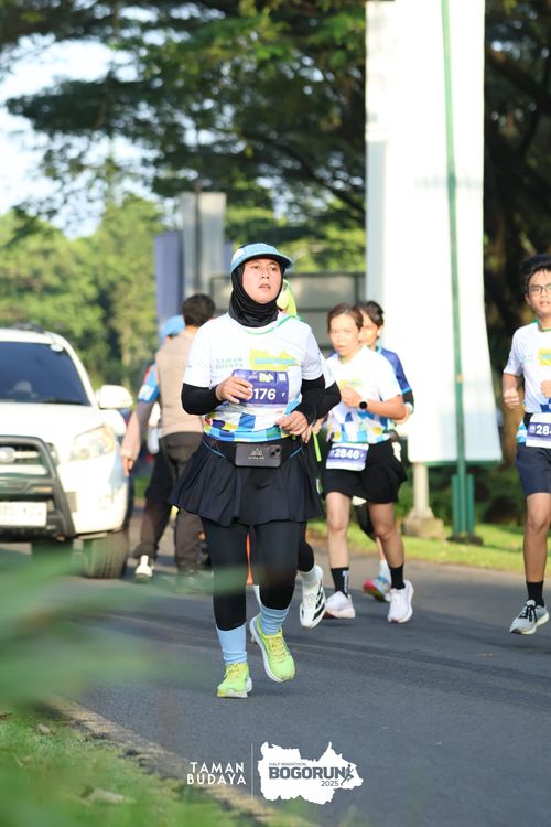 Race photo from Taman Budaya x BOGORUN 2025