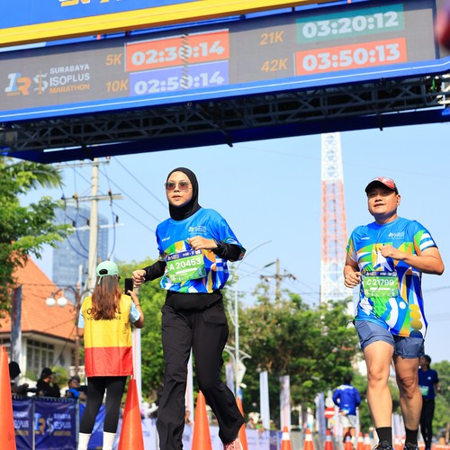 Race photo from SURABAYA ISOPLUS MARATHON 2026