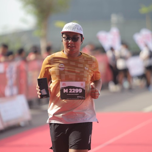 Race photo from KEDIRI HALF MARATHON 2026