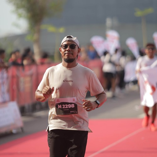 Race photo from KEDIRI HALF MARATHON 2026