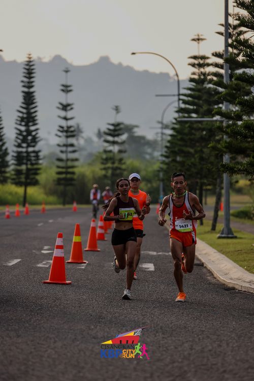 Race photo from CISANGKAN KBP CITY RUN 2025