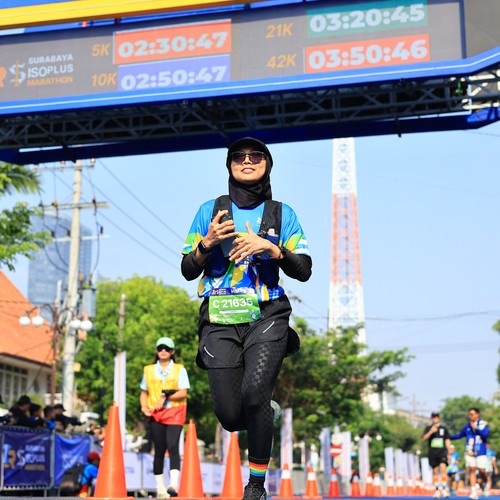 Race photo from SURABAYA ISOPLUS MARATHON 2026