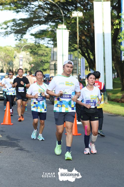 Race photo from Taman Budaya x BOGORUN 2025