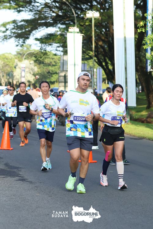 Race photo from Taman Budaya x BOGORUN 2025
