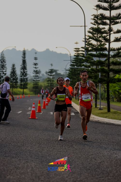 Race photo from CISANGKAN KBP CITY RUN 2025