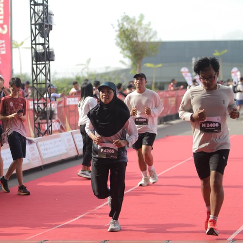 Race photo from KEDIRI HALF MARATHON 2026