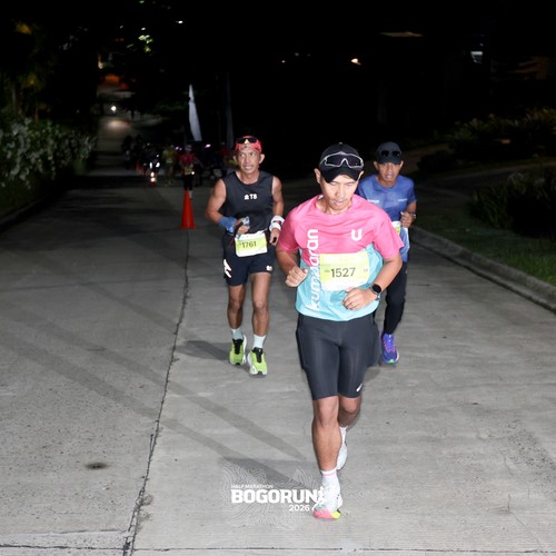 Race photo from BOGORUN 2026