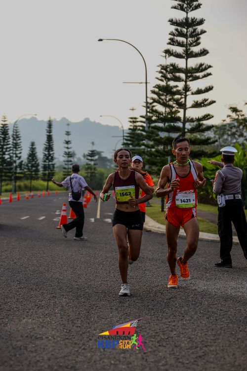 Race photo from CISANGKAN KBP CITY RUN 2025