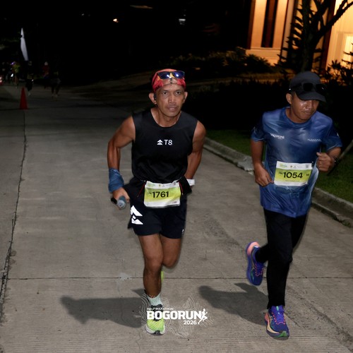 Race photo from BOGORUN 2026