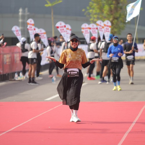 Race photo from KEDIRI HALF MARATHON 2026