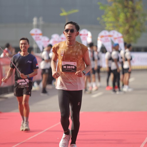 Race photo from KEDIRI HALF MARATHON 2026