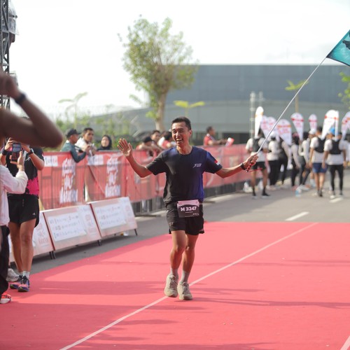 Race photo from KEDIRI HALF MARATHON 2026