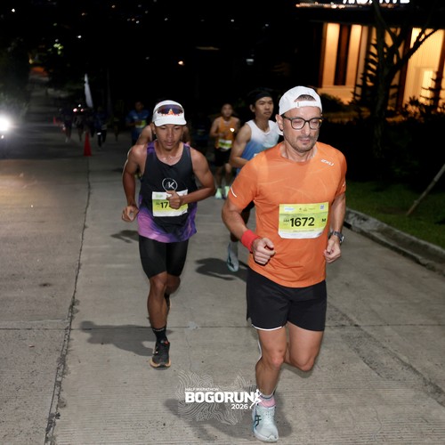 Race photo from BOGORUN 2026