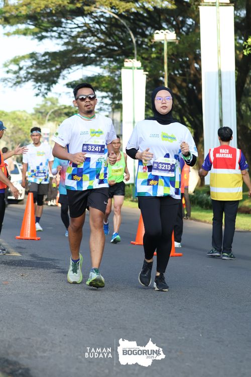 Race photo from Taman Budaya x BOGORUN 2025