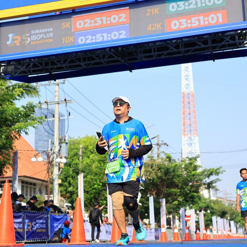 Race photo from SURABAYA ISOPLUS MARATHON 2026