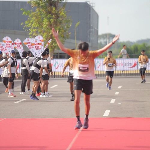 Race photo from KEDIRI HALF MARATHON 2026